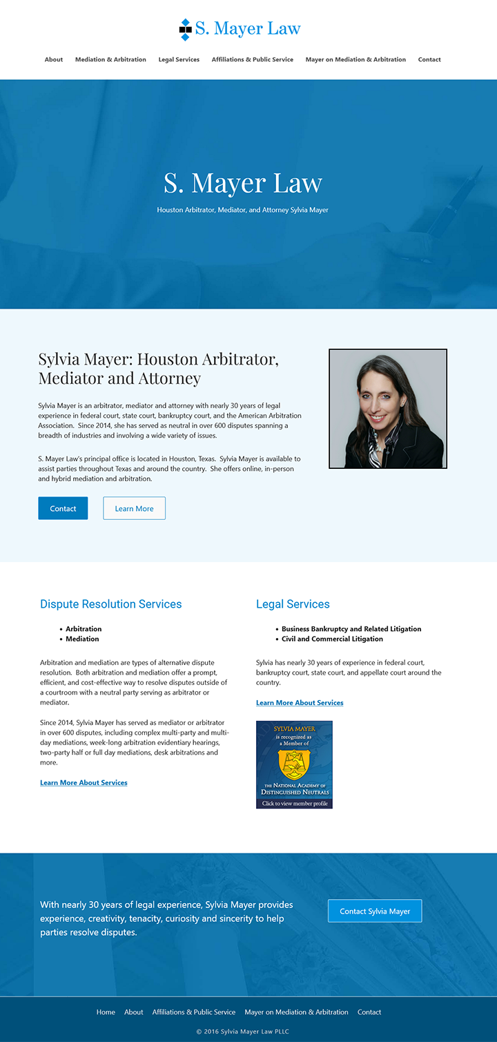 S. Mayer Law website